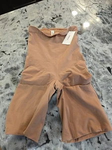 Spanx High-Waisted Power Shorts Tummy Control 2745 Cafe Au Lait Size XL $38 NWT - Picture 1 of 8