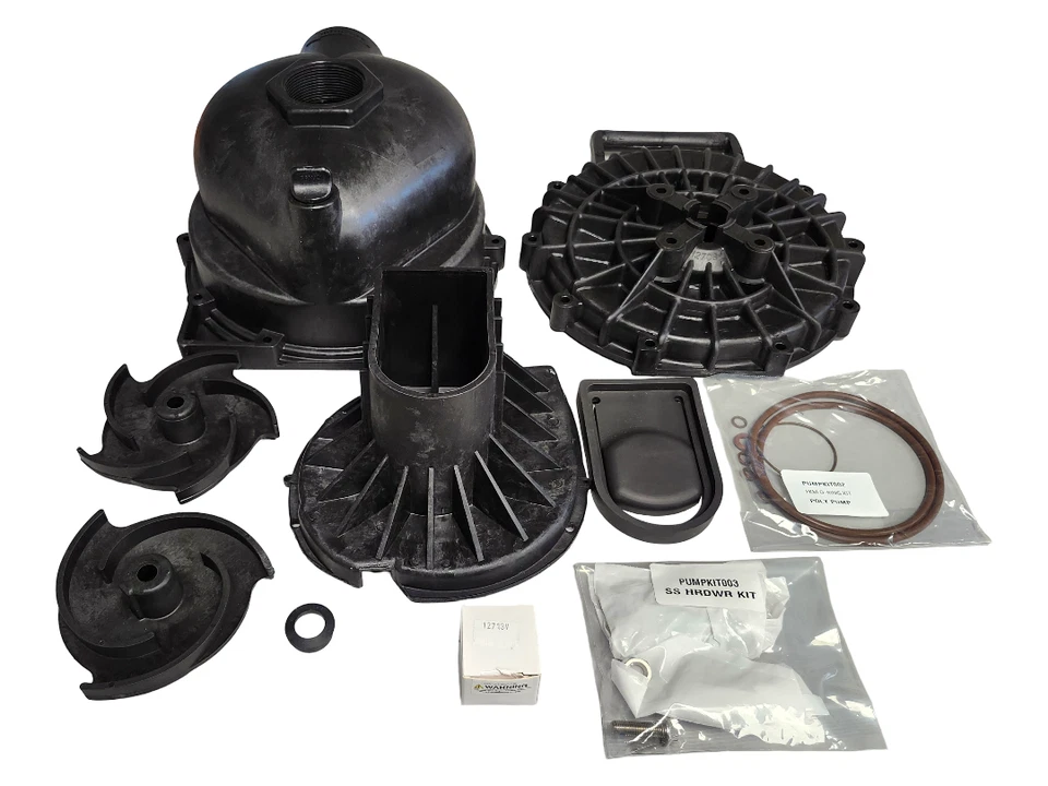 Banjo 2 Inch Poly Pump Kit with 2 Impellers and Viton Seals - 200PO-V - Image 1 of 4