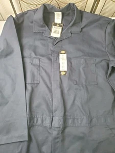 Dickies 3XL Regular Length Long Sleeve Stain Release Dark Blue Coveralls  - Picture 1 of 13