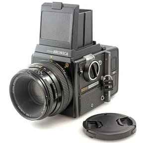 Bronica SQ-A 6x6 120 Camera w/ 80mm f/2.8 Zenzanon-PS Lens & Waist Level Finder - Picture 1 of 11