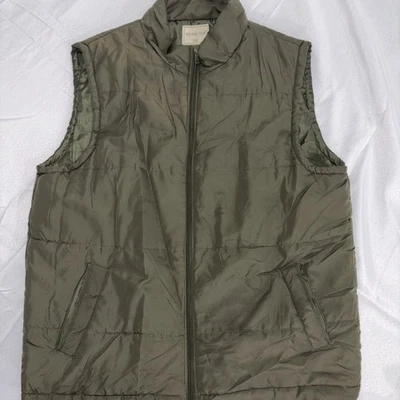 Young USA Full Zip Olive Green Puffer Vest Jacket Size XXL - Image 1 of 4