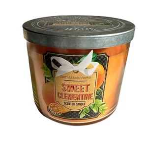 Bath and Body Work's SWEET CLEMENTINE Winter Market 2013 Candle~Brand NEW - Picture 1 of 3