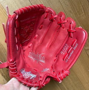 Rawlings H105S rot Leder 10,5" Jugend Highlight Serie Baseball Handschuh linke Hand - Bild 1 von 10