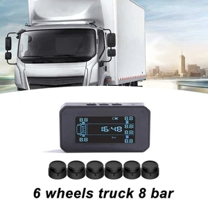 For RV Tire Pressure Monitoring System with Solar Power and 6 External Sensors - Picture 1 of 5