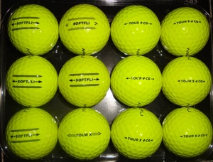 12 Maxfli Mix Gelb Golfbälle - Bild 1 von 1