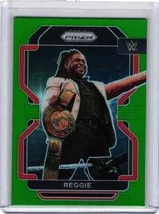 2022 Panini Prizm WWE #127 Reggie Card Green Prizm - Picture 1 of 2