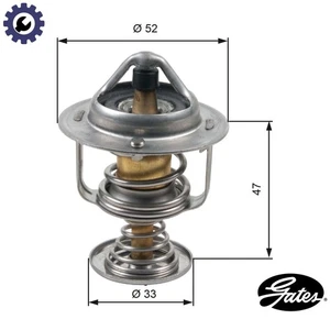 THERMOSTAT COOLANT TH30580G1 FOR PEUGEOT TOYOTA bB/II PLATZ YARIS/VITZ CAMI 1.0L - Picture 1 of 9