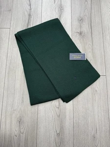 POLO Ralph Lauren Washable Luxury Merino Wool Men's Scarf Green New + Tags - Picture 1 of 5