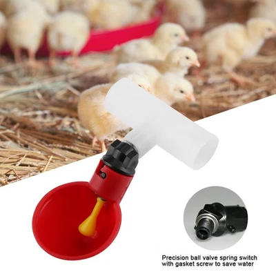 20mm 5Pcs Automatische Geflügel Vogel Wasser Trinken Dispenser Huhn Wasser T DN - Bild 1 von 4