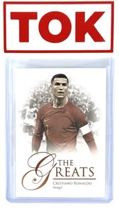 2023-24 Futera Unique The Greats Silver #117 Cristiano Ronaldo 20/62 - Picture 1 of 2