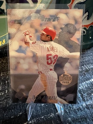 2000 Topps Stars Bob Abreu 2025 Topps 假日回购 费城费城人队 — 第 1/2 张图片