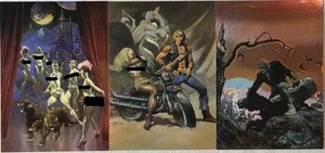 Frank Frazetta II 1993 Comic Images Complete Chromium Insert Set C1-C3 - Picture 1 of 8
