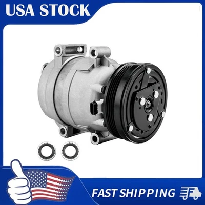 A/C Compressor & Clutch For Chevrolet Corvette 1997-1998 2000-2004 68277 1137031 - Image 1 of 4