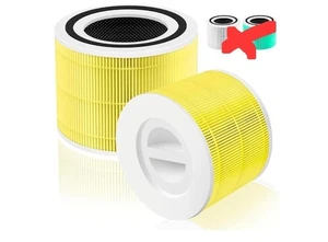 Filtro di ricambio H13 True HEPA Pet Care per LEVOIT Core 300S confezione da 2... - Foto 1 di 7