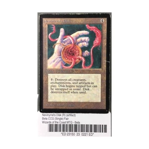 WOTC MtG Beta Nevinyrral's Disk (R) Fair - Picture 1 of 2