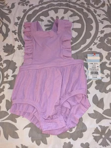 Cat & Jack lila Kleinkind Größe 6-9 Monate Einteiler - Bild 1 von 3