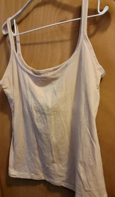 Camiseta interior Best Fitting para mujer Plus Tan Cami con sujetador de estante 3x Foto 1 de 3