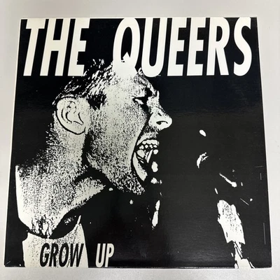 The Queers (Grow Up) LP Cover Lookout Records Screeching Weasel Nofx FAT !!! - Image 1 of 2