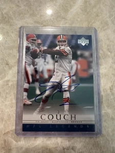 2000 Upper Deck Legends Auto Tim Couch #TC Auto Cleveland Browns NFL Football - Bild 1 von 4