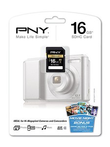 PNY 16G HD SDHC SD card for Nikon Coolpix 1 J1 J2 V1 V2 L610 D3200 D3100 camera