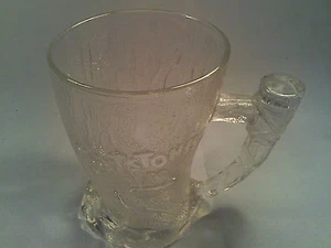 [Q16] 10 oz McDonalds Promo Glas 1993 "ROC DONALD'S" Flintstones - Bild 1 von 3