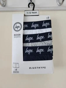 BNWT JUST HYPE Boys Boxer Shorts - 3 Pack - Size 11-12 Years