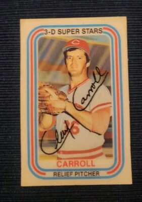 1976 Kellogg's 3-D Super Star's #6 Clay Carroll Cincinnati Reds - Relief Pitcher - Image 1 of 2