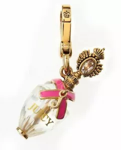 Juicy Couture Charm Kristall Parfum Flakon goldfarben neu in original beschrifteter Box - Bild 1 von 10