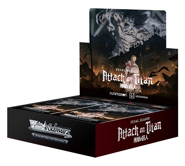 Bushiroad Weiss Schwarz Attack on Titan Booster Box - 100 Cards