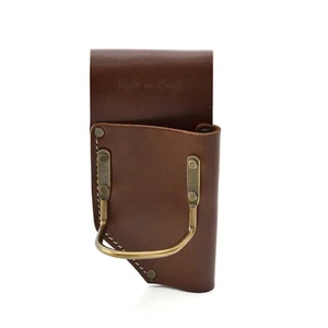 Style n Craft 98450 - Pliers & Hammer Holder in Dark Tan Heavy Top Grain Leather - Picture 1 of 1