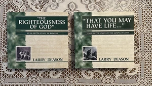 The Righteousness of God & That You May Have Life 2 PB Books Larry Deason 1989 - Picture 1 of 23