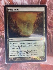 FOIL Strip Mine x 1 Near Mint Magic the Gathering MTG Card V09 - Picture 1 of 2