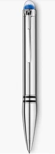 Mont Blanc Star Walker Silver Metal Ballpoint Pen - Picture 1 of 6