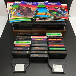 TI-99 Texas Instruments Game Lot of 24 w/Manuals & Case - Picture 1 of 10