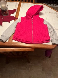 Girls ' Mixed Media Jacket Tucker + Tate Quilted stars - Picture 1 of 4