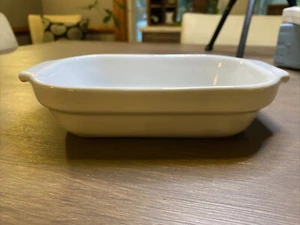Emile Henry Beige Casserole Dish Model 96.09 Made in France 799 5"x7" STONEWARE - Picture 1 of 10