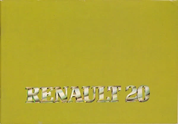 RENAULT R.20 - Libretto Uso (Manuel Conduit et Entretien) - Français - 1981 - Immagine 1 di 1