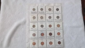 Set of 20 U.S. Error and Variety Lincoln Cents 1941-1995 # 3 See Description - Picture 1 of 2