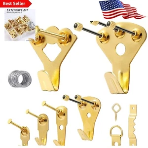 Sturdy Iron Picture Hanging Kit - Easy Installation for Various Frames - Picture 1 of 10