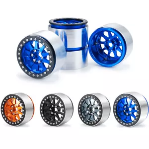 Llanta de ruedas Beadlock de metal 2,2 con orugas de radiocontrol 1/10 para Wraith 90048 RR10 SCX10 - Imagen 1 de 28
