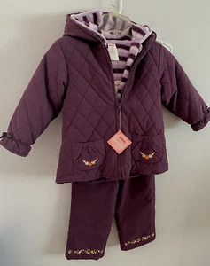 Vintage 2006 Autumn Highlights 4-in-1 Jacket & Snowpants Purple Size 4 NWT - Picture 1 of 11