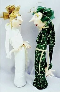 Cloth Art Doll Pattern "Mildred and Flossie" by Jill Maas - Bild 1 von 1