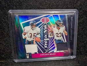 2023 Panini Illusions Deja Vu Neal Anderson & Roschon Johnson Dual Patch Silver - Picture 1 of 1