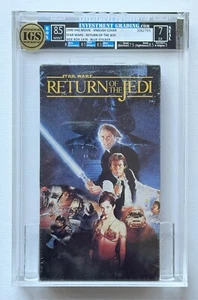 Star Wars Return Of The Jedi Sealed VHS 1990 IGS Graded 8.5/7 - Picture 1 of 8