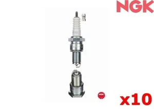 NGK Spark Plug FOR Subaru Leone 1988-90 1800 4x4 BPR7ES x10 - Picture 1 of 1