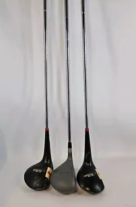 Set of 3 Golf Clubs Golden RAM & Pro Maker RH #1, #1, #3 Titanium Loft Drivers - Picture 1 of 20