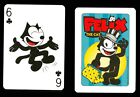 1 x playing card Felix the Cat - see illustration - 6 of Clubs S33