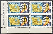 🍁Canada 1968       MNH #479 LL IB       METEOROLOGY - Weather map & instruments