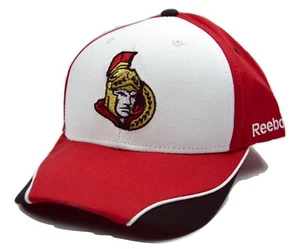Ottawa Senadores Reebok Piped Bill NHL Equipo Logotipo Ajustable Hockey Gorra Sombrero - Imagen 1 de 6