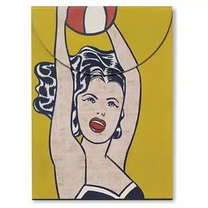 MoMA Museo de Arte Moderno NIÑA LIICHTENSTEIN con BOLA Bolsillo Cuaderno Magnético M101720 - Imagen 1 de 1
